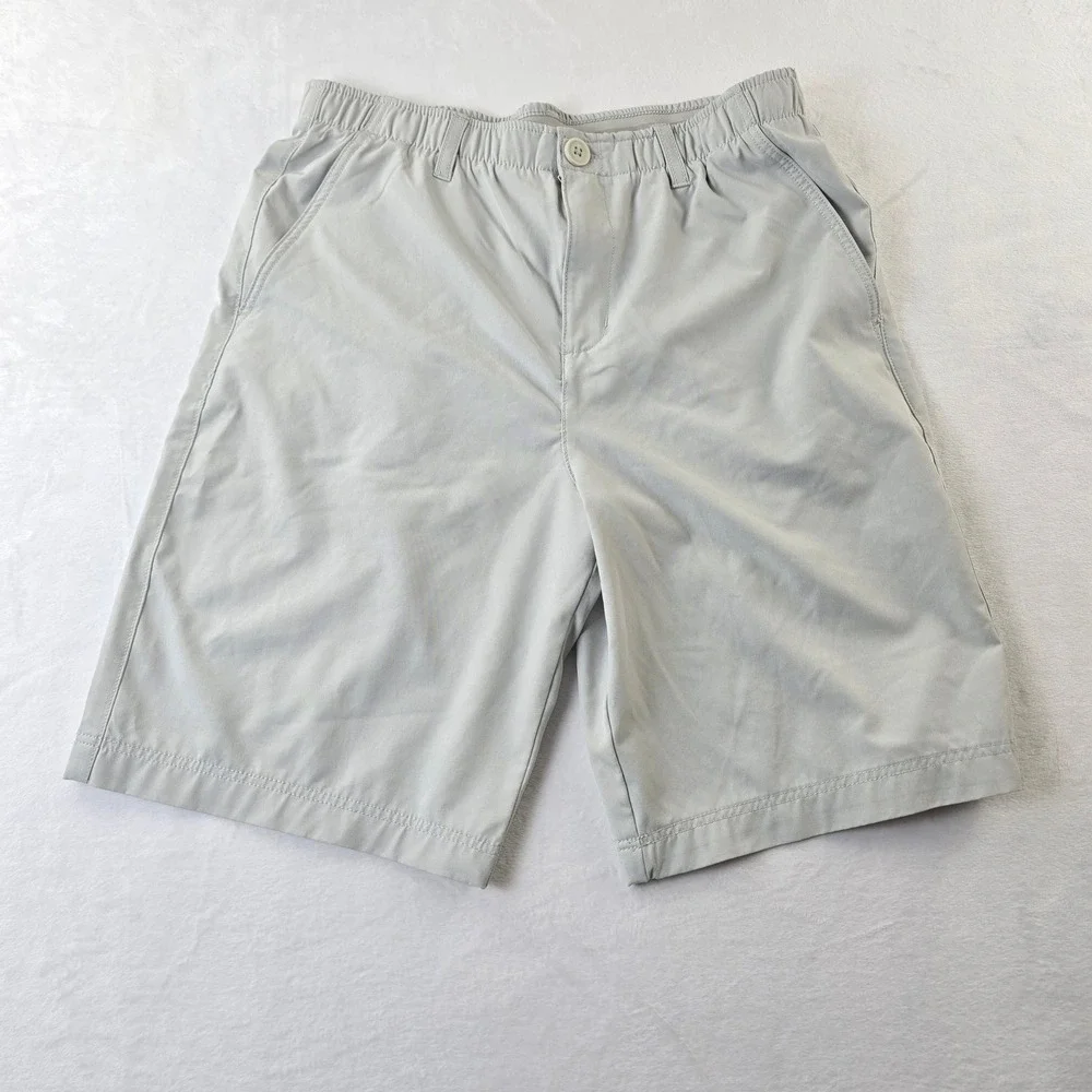 Rorie Whelan Golf Boys Gray Performance Shorts Size XXL 16 Elastic Waist‎ Casual